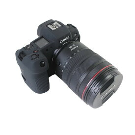Koowl対応 Canon キヤノン PEN EOS R EOSR カメラカバー シリコンケース シリコンカバー カメラケース 撮影ケース ライナーケース、Koowl製作、超薄型、耐震・耐衝撃・耐磨耗性が高い (ブラック