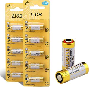 LiCB 10�{�Z�b�g 23A 12V �A���J���d�r