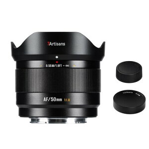 7Artisans AF 50mm F1.8 E APS-C LITE �V���[�Y�����Y �I�[�g�t�H�[�J�X E�}�E���g�J�����Ή� �|�[�g���[�g�����Y F1.8�i�� ���炩�ȃ{�P�� �R���p�N�g&�y�� �|�[�g���[�g��f�B�e�[���B�e�ɍœK