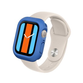 RHINOSHIELD Apple Watch 9 / 8 / 7 (41mm) CrashGuardNX ケース 耐衝? 米軍MIL規格 衝撃吸収 傷 指紋 防止 薄型 軽量 SGS認証 - コバルトブルー