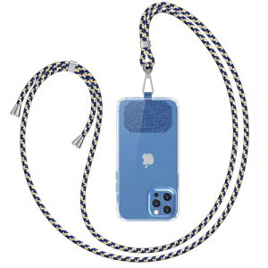 (GUMO-LONG) スマホ ストラップ 首掛け/肩掛け/斜め掛け 任意のスマホ にも対応 ネックストラップ 紛失防止 落下防止 長さ調整可能