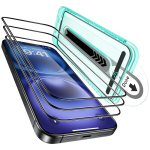 ESR iPhone16Plus/iPhone15Plus KXtB 3 phone16plus KXtB TT Sʕی 9Hdx iphone16plusیtB KX NA HDߗ wh~ ȒP\t tBb