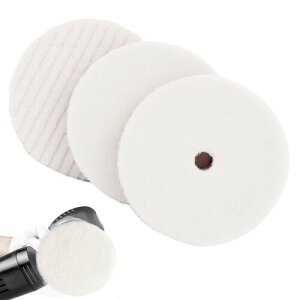 車磨き用 ウールバフ スポンジバフ 研磨バフ 電動ポリッシャー用 超微粒子用 洗車用 ポリッシャーバフ スポンジシング マジックテープ式 荒中細 マジックテープ式 研磨パッド ヘッドラ