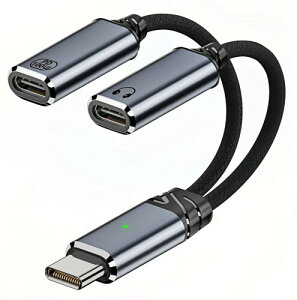 2 in1Type-C CzϊA_v^A nC]ΉA DACځAPD100W}[dAʒ/y/ʘb@\t (Type-C to 100W Type-C +Type-C)