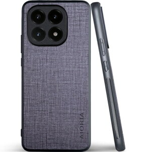 Aioria �݊��� �P�[�X for Xiaomi 15T ���n�p�^�[�����U�[�����ɕی쏃�F�X�}�z�P�[�X (Gray, For Xiaomi 15T)