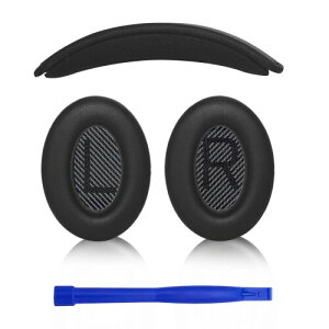 umvowuxa �����pBose QC45�ɑΉ�����C���[�p�b�h+��Bose QuietComfort 45�ɑΉ������p �C�� �w�b�h�X�g���b�v�p�b�h �ւ��o���h(�u���b�N)