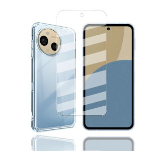 �Ή� AQUOS Sense9 SH-53E SHG14 SH-M29 �p�� �K���X�t�B����+�P�[�X �J�o�[ TPU SH-53E SHG14 SH-M29 �����K���X �ی�t�B���� �d�x9H �ώw�� �����z�� ���͂�ی� �\�t�ȒP AQUOS Sense9 �p�� �P�[�X ���� TPU