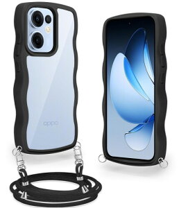 OPPO Reno13 A �p �P�[�X �N���A �V�����_�[ �X�g���b�v�t�� �I�b�|���m���m13A �p �J�o�[ �ϏՌ� �X�}�z�P�[�X ���� ���|�� �΂߂��� �R�t�� ��|���P�[�X ���������\ ���O���\(�u���b