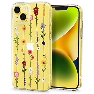 by Spigen iPhone14Plus p P[X NA ԕ ؍  Xgbvz[t ϋv Jی قȂ Qi[d ACtH 14vX p Jo[ tbVȉԕRNV (t[K