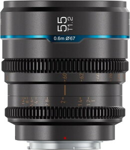 SIRUI Night Walker 55mm T1.2 VlY a}jAtH[JXY (MS55L-G, L}Eg, ^O[)