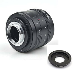 (バシュポ)Pixco APS-CテレビCCTV 50mm F1.8レンズはC型ビデオ・カメラに適用しています+16 mmC型マウントアダプターはCanon EOS MのM10 M3 M2 M1デジタルカメラに適用しています