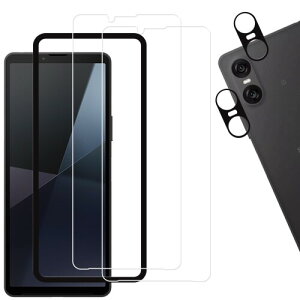 KPNS Xperia 10 VI SOG14 SO-52E KXtB (2) + JtB (2) +KChgt YɎqfސ Sʕی SOG14 KX SO-52E ی tB