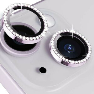 カメラレンズカバー iPhone 16/16Plus/15/15 Plus/14/14 Plus用カメラフィルム チタン合金製 iphone14/15/16 用カメラレンズ保護フィルムガラス キラキラ 耐衝撃 防塵 高透過率 露出オーバー防止 キズ