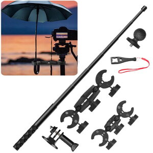 Insta360�ɑΉ����B��_�A�_�u���w�b�h���̓N�����v�t�� 150cm���B��_ ���]�ԃn���h���o�[�N�����v�}�E���g�AInsta360 X5/X4/X3/Insta360 Go Ultra/Insta 360 x4 air/GO 3S 3 2 Gopro Max�A�N�V�����J�����A�N