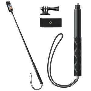 Insta360�p���B��_ 114cm �A�N�V�����J�������B��_ 1/4�C���`�l�W ����23.5cm����114cm�܂� ���߉\ �A���~���{�V���R�[�� ������r�|�[�� �y�� �L�k���R �����^�ѕ֗� hero13/12/11�p Insta360X5 X4