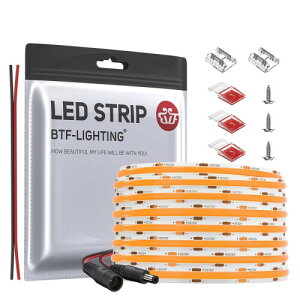 BTF-LIGHTING FCOB COB LEDe[vCg x tLVu LEDe[vCg 5M 480LEDs/m 2400LEDs/5m IW 8mm XgbvCg DC12V 9W/m \ ό`\ ؒf\ Q Lb`z[ 