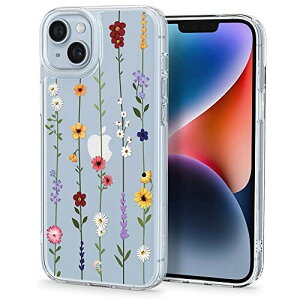 by Spigen iPhone 13 iPhone14 p P[X NA ԕ  Xgbvz[t ϋv Jی قȂ Qi[d ACtH13 14p Jo[ tbVȉԕ RNV (t[K[f)