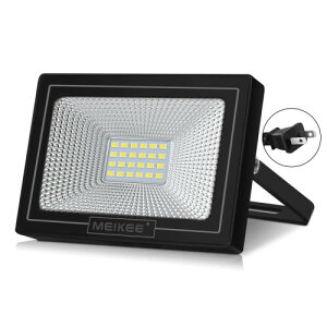 MEIKEEled  20W F Ɠ 6500K 2000LM Ŕ W ԏꓔ iC^[IP66h Dp 5Ԃ̎ {ݏƖ XEGAƖiPSEF؍ j