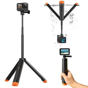Gopro Hero 13 12 11 10 9 8 7 6 5 4 3/Osmo 360/Osmo Action 5 Pro/Action 4 3 2/INSTA360 ACE PRO/ACE �Ή� 4IN1 ���B��_ ���@�\�h�����͎O�r���B��_ 3�i�L�k�� 22-61 CM �����h�~�X�g���b�v�t�� �o�R �_�C�r���O ���j