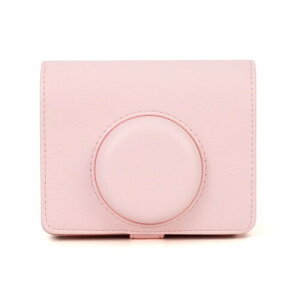 �x�m�t�C���� instax mini Evo �J�����P�[�X Instax Mini EVO PU���U�[�ی�P�[�X���߉\�ȃV�����_�[�X�g ���o���ȒP �`�F�L�J�����J�����J�����o�b�O �S�ʕی� �g�ѕ֗� (���C�g�s���N)