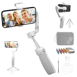 ZHIYUN SMOOTH Q4 3 X}[gtHWo X^rCU[ ܂肽ݎ u␳ bh gѐ ~jOrt iPhone/AndroidΉ (Combo)