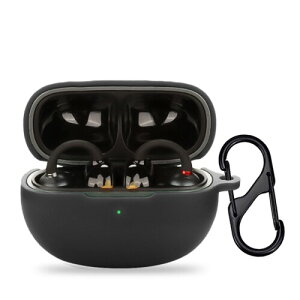 For EarFun Clip �P�[�X �J�o�[ Mosasa �V���R�� �ی�P�[�X �[�d�֗� �S�ʕی� �����h�~ ����~�� �y�� �L�Y�h�~ �X���� ���^ ���s �ϏՌ� �h�o-�u���b�N