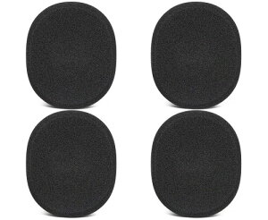 SOULWIT �C���[�p�b�h �C���[�N�b�V���� for Logicool H800 (for Logitech H800)�p ���� �p�b�h �w�b�h�p�b�h �_�炩���ϋv���̂��� �����x�t�H�[�� �X�|���W �C���[�J�b�v ������ - �u���b�N