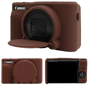 kinokoo SX740/SX730 �P�[�X Canon Powershot SX740/SX730 HS�f�W�^���J�����p �V���R���ی�J�o�[ ���O���\�ȃ����Y�J�o�[�t�� ����~��&���h�~�i�R�[�q�[�j