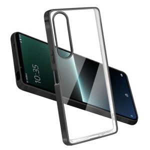 Peipeizi Xperia 1 V P[X SO-51D SOG10 NA ϏՌ GNXyA 1 V TPU  ^ y X}zJo[ Xgbvz[t ČRMILKi擾 Yی Sʕی Ռz wh~ (ubN)