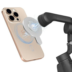 CloudValley対応 ジンバル dji ジンバル osmo mobile 6 dji om磁気クイックリリースマウントに対応7P/7/Osmo Mobile SE/DJI OM 5/OM 4/OM 4 強い磁力です 便利です 実用的です 銀色です