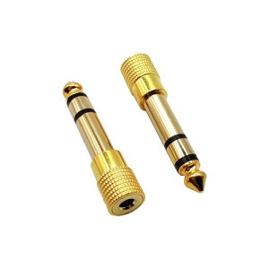 �M�^�[�w�b�h�t�H�� 2pcs �̂��߂� Voluty Tek 6.35MM �̃I�X���� 3.5MM �̃��X�A�_�v�^�[ 1/4 ���� 1/8 �̃I�[�f�B�I�A�_�v�^�[