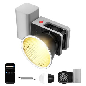 (͓X) ZHIYUN CINEPEER CX50 rfICg, 4500mAh, PD/DCd, APP, 50W J Cg Led, y É, c[g COB BepCg 莝 2700-6500K/CRI?95/TLCI?96/13 , OBe/X^WI