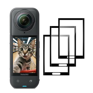 �u3���Z�b�g�vInsta360 X5 / Insta360 X4 �p�� �t�B���� �Y�f�@�� 3D�Ȗ� �C���X�^360 X4 �ی�t�B���� �r���v �X�}�[�g�E�H�b�`�ی�V�[�� ���v���h�t�B���� RCH-I360X5-HEB