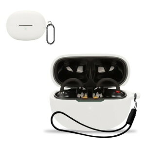 For Earfun Clip �p �P�[�X �J�o�[ KONXISA �V���R���f�� �ϏՌ� �h���h�o �E�H�b�V���u�� �i�J���r�i�t��+�X�g���b�v�t�� �j ���p���₷�� �����[�d�\ �����^�т����₷���i�z���C�g�j