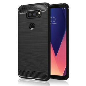 LG V30+ L-01K �P�[�X �V���R���f�� JOJO L-02K / isai V30+ LGV35 �ی�J�o�[ �S�ʕی� �ϏՌ� �����h�~ (V30+ L-01K docomo, �u���b�N)