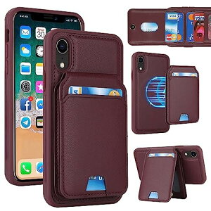 Cavor iPhoneXR 蒠^P[X iPhoneX X}zP[XiPhoneXR ^蒠 P[X iPhone10R J[h[ 񍇈 MageSafe iPhoneXR z^ Jo[ MageSafe wallet p 2way }OlbgJ[h[ u Qi}