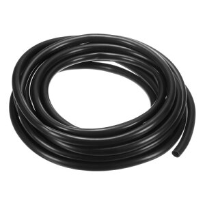 M METERXITY 黒ビニールチューブ 20フィート 長さ0.32"内径x0.39"外径PVCフレキシブルプラスチックチューブハイブリッドホース ポンド噴水庭園/産業用液体ガス転送用