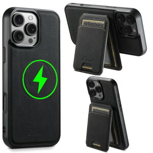 JCGOOD iPhone 16 Pro P[X MagSafeΉ phone16 Pro P[X wmagsafe J[h P[Xt  }OZ[t CX[dΉ J[h[ ACtH16 v Jo[ X^h@\ wʃJ[h