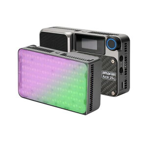Amaran Ace 25c IJ LED rfICgA25w CCT 2300K-10000K RGB |PbgCgAAvΉATikTokARecNG[^[Aʐ^ƁAOBep[d PD }[d (Vo[)