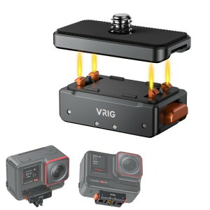 VRIG AC07 Insta360 Ace Pro 2 ���C�N�C�b�N�����[�X�}�E���g �A���~�j�E������ �܂肽���ݎ� �A�_�v�^�[ Insta360 Ace Pro2/Ace Pro/Ace/X5/X4// X4 air/X3/ONE X2�ƌ݊������� �C���X�^360�A�N�Z�T���[