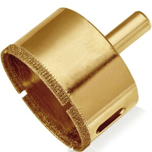 ホールソー ガラス タイル 用 ガラス穴あけビット ホルソー ゴールド 選べる25サイズ(20〜150mm) (65mm)