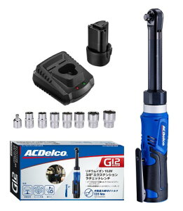 ACDelco G12 10.8V [d `Fbg` 3/8h (9.53mm) őgN40ft-lbs (55Nm) t]ؑ LEDCgi{戵A\PbgtjARW1218-3P