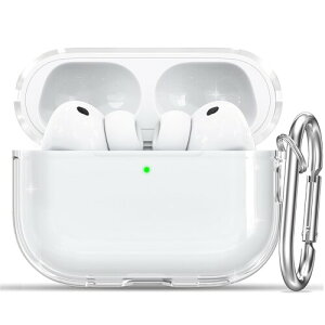 Chayoo For Airpods Pro3 �P�[�X TPU�f�ރG�A�[�|�b�Y�v��3 �ی�P�[�X AirPods Pro ��3����Ή� �S�ʕی�J�o�[ �ϏՌ��� �[�d�Ή� �����h�~ �h�� �h�o ���E�ȒP LED�� �����h�~ �_�炩�� �y�� ��