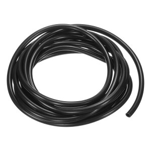 M METERXITY 黒ビニールチューブ 10フィート長さ 0.16" 内径 x 0.24" 外径 PVCフレキシブルプラスチックチューブハイブリッドホース ポンド噴水庭園/産業用液体ガス転送用