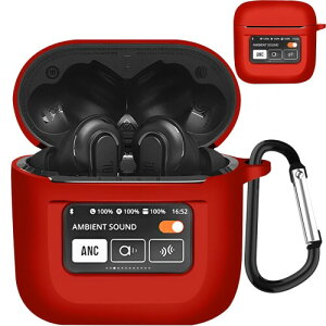 AIYYXX For JBL TOUR PRO3 �p �P�[�X �Ή� jbl tour pro360&#176;�v���e�N�V�����V���R���f�� �h�� �L�Y�h�~ �y�ʏ��^ �����[�d�\ �ϏՌ� �J���r�i�t��jbl tour pro3 �P�[�X(���b�h)