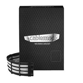 CableMod RT-Series Pro ModFlex Sleeved Cable Kit for ASUS and Seasonic (Black + White)