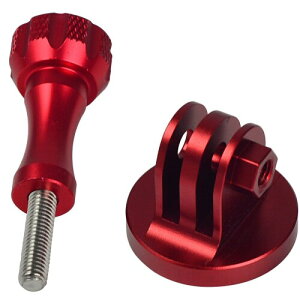 Z-Jing A~Or}EgA_v^[GoPro Hero12/11/10/9/8/Max/7/6/5 sj4000,sj5000pJp 1/4 lW݊^Cv EFAuJANZT[ ϊ A_v^  lW/{g (Red)