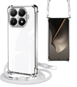 PAILAIMEN Xiaomi 15T Pro �P�[�X �N���A 15t pro �J�o�[ �V�����_�[�X�g���b�v �V���I�~ 15t pro �X�}�z�P�[�X �ϏՌ� ���|�� ��|���P�[�X ���� TPU �X�g���b�v�t�� �g�уP�[�Xxiaomi 15t pro �ی�J�o