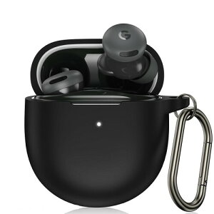 ELYBYYLE for Google Pixel Buds 2A �P�[�X �\�j�[ ���C�����X �C���[�z�� Google Pixel Buds 2A �p�V���R���ی�P�[�X �L�Y�h�~ �ϏՌ� �h�� �h�o �����h�~ �����[�d�\ �ی�P�[�X �u���b�N