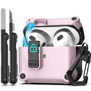 RFUNGUANGO Airpods  3 P[X SbNNbvt t{fBϏՌn[hVFی AirPods 3 P[X Apple AirPod  3  2021 Ή (O LED ) (p[v)